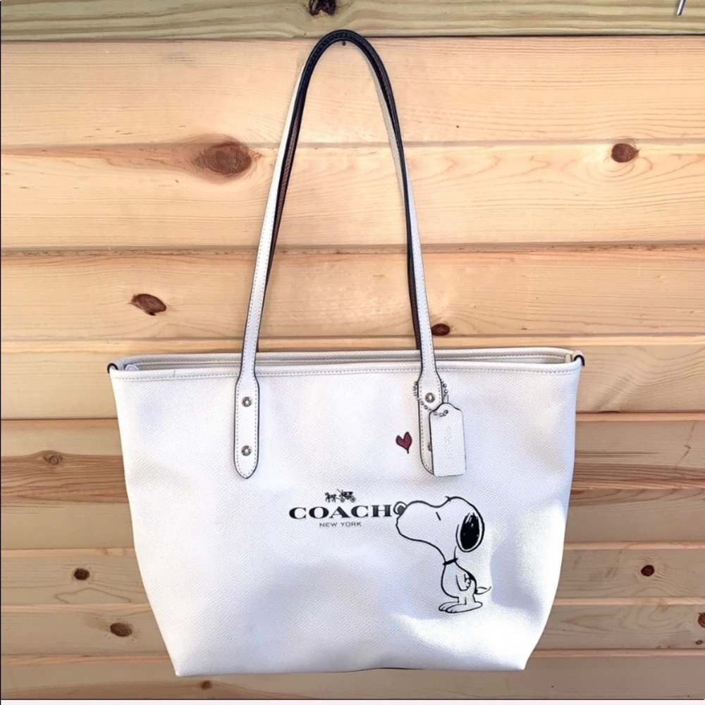 Limited Edition Snoopy Coach purse bag